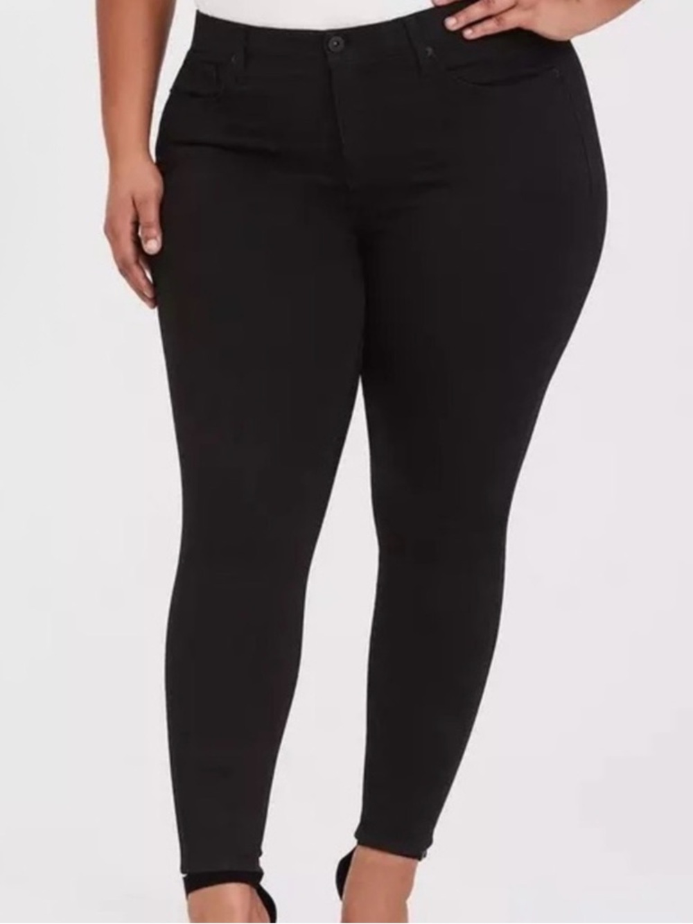 Torrid Sky High Skinny Button Fly Jeans